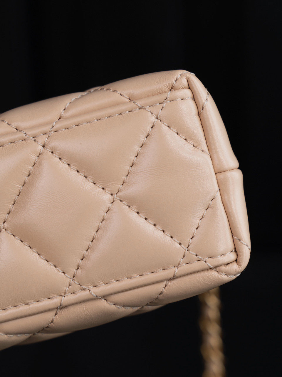 Chanel Kelly Mini Shopping Bag  Apricot Chanel