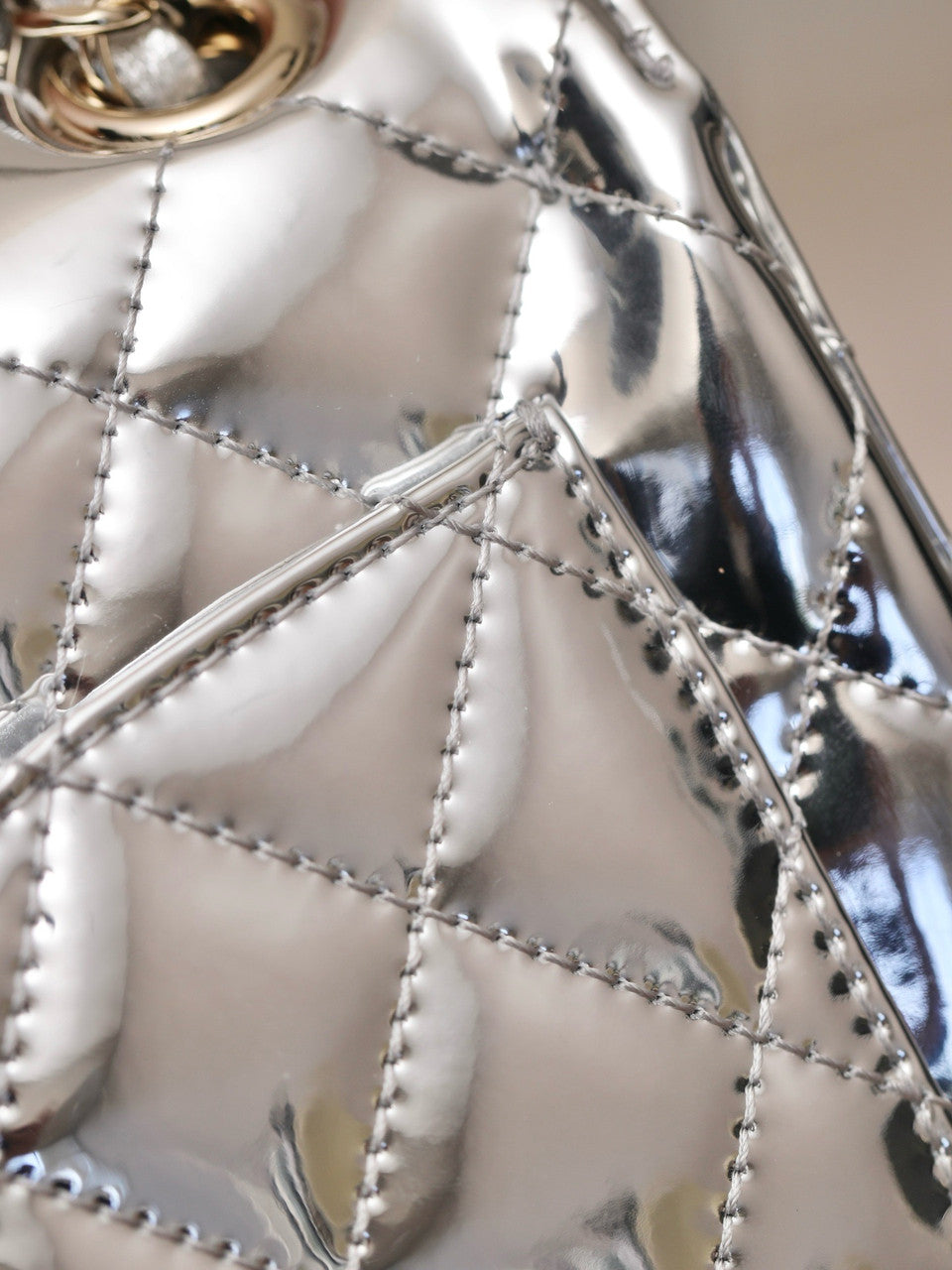 CHANEL BACKPACK & STAR COIN PURSE SILVER