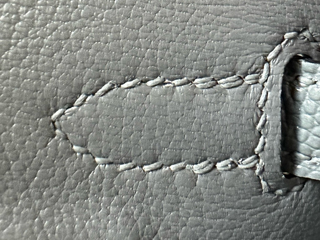 Hermes Grey Lizard Birkin Bag 25cm Palladium Hardware