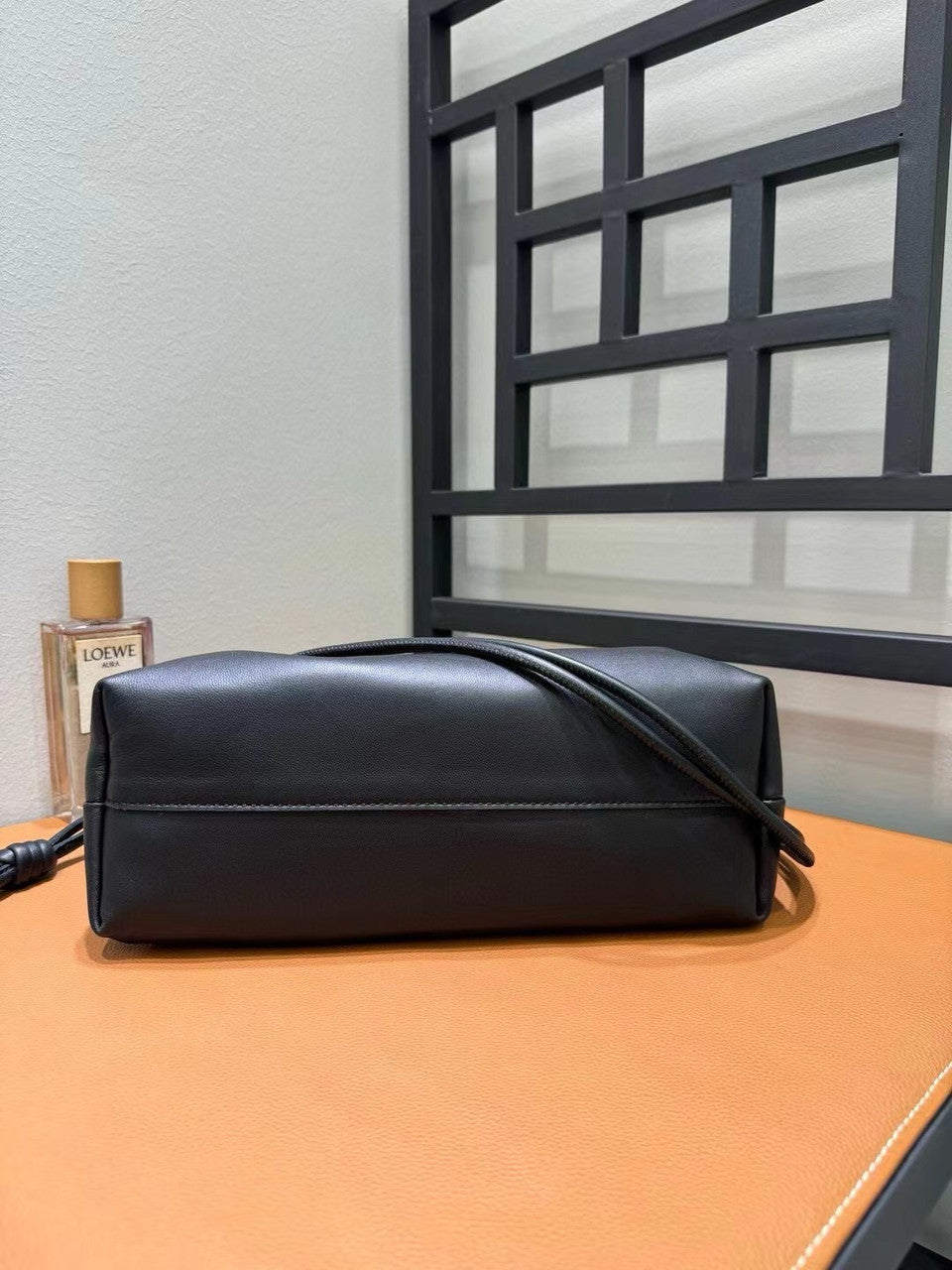 Loewe Flamenco Purse bag in mellow nappa lambskin Black