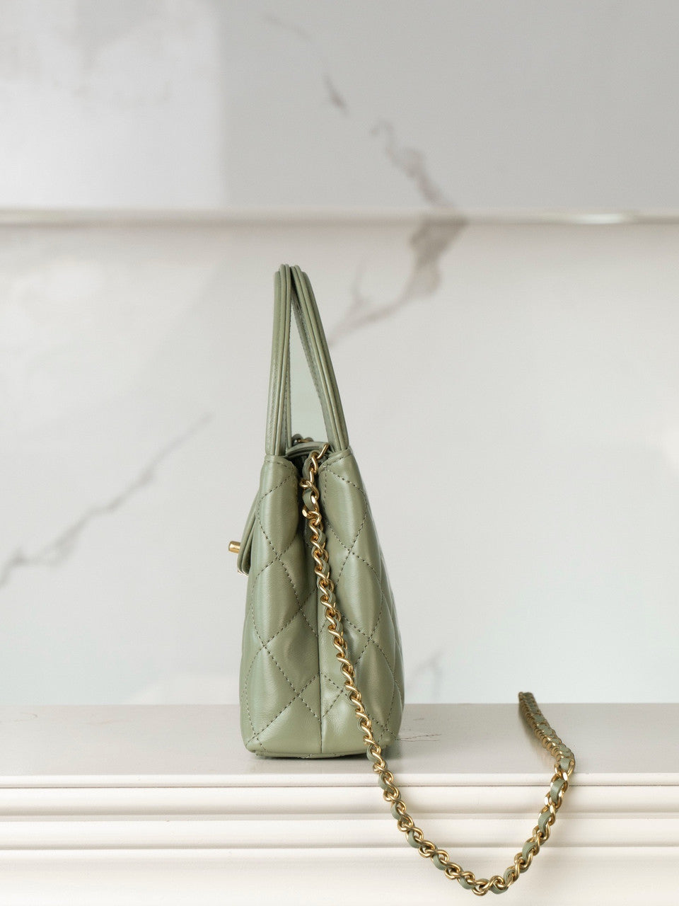 Chanel Kelly Mini Shopping Bag  Avocado Chanel