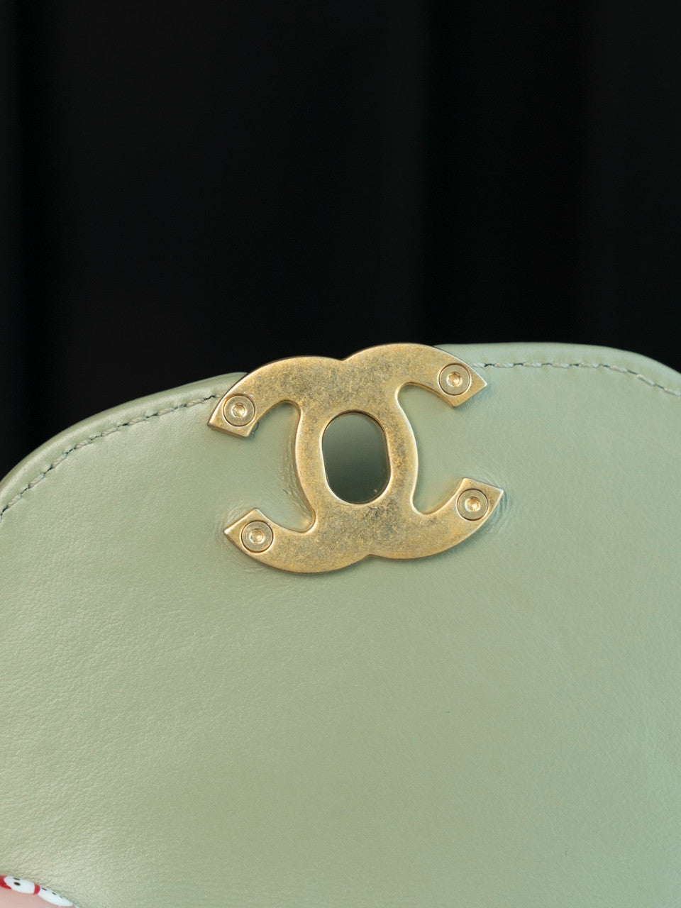 Chanel Kelly Mini Shopping Bag  Avocado Chanel