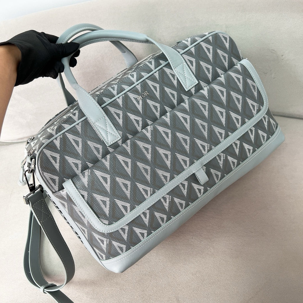 Christian Dior Hit the Road Pet Carrier Bag Dior Gray