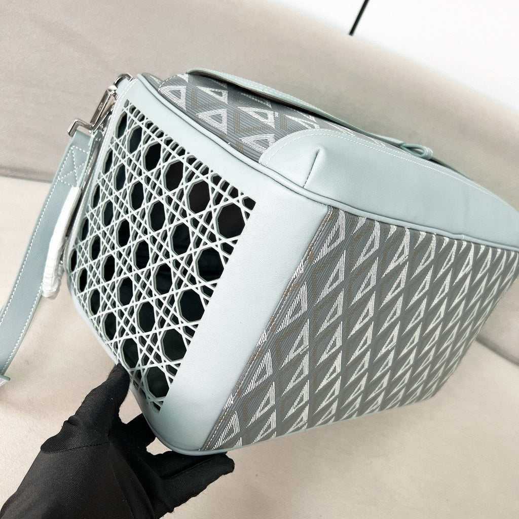 Christian Dior Hit the Road Pet Carrier Bag Dior Gray