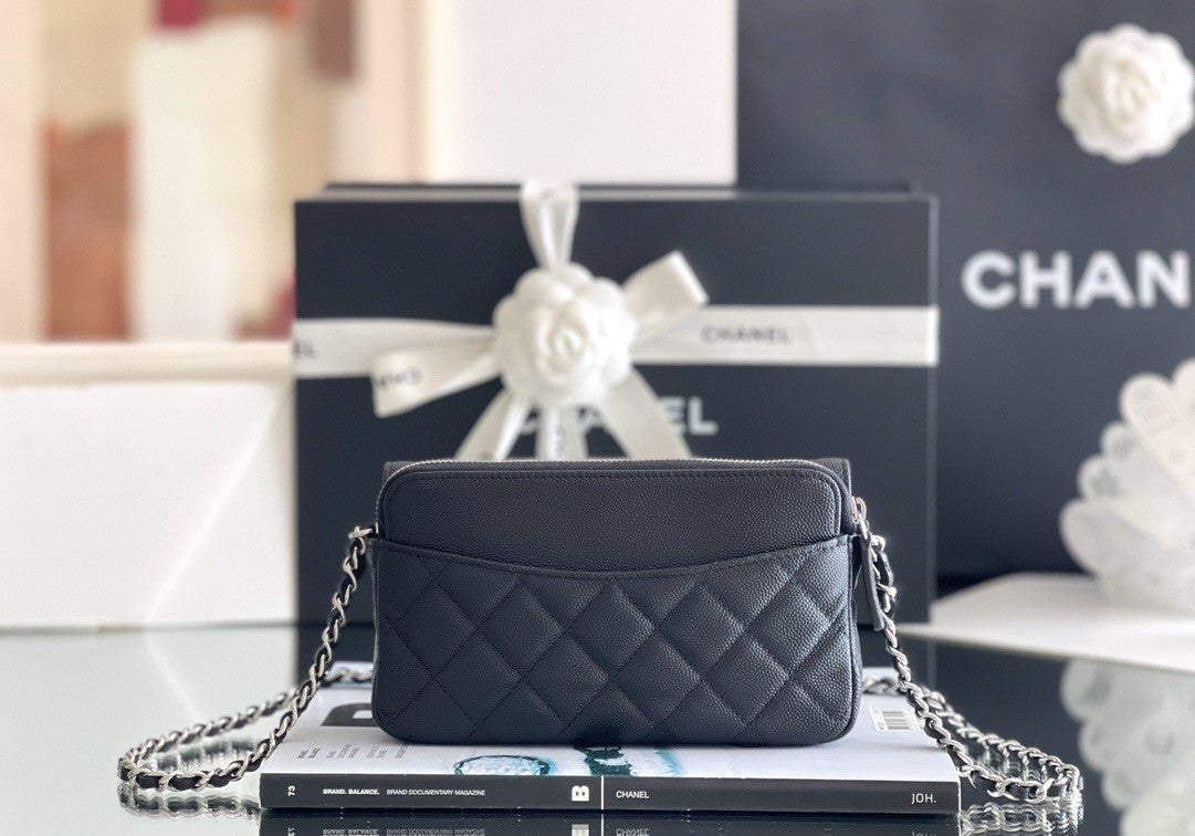 Chanel FLAP PHONE HOLDER WITH CHAIN