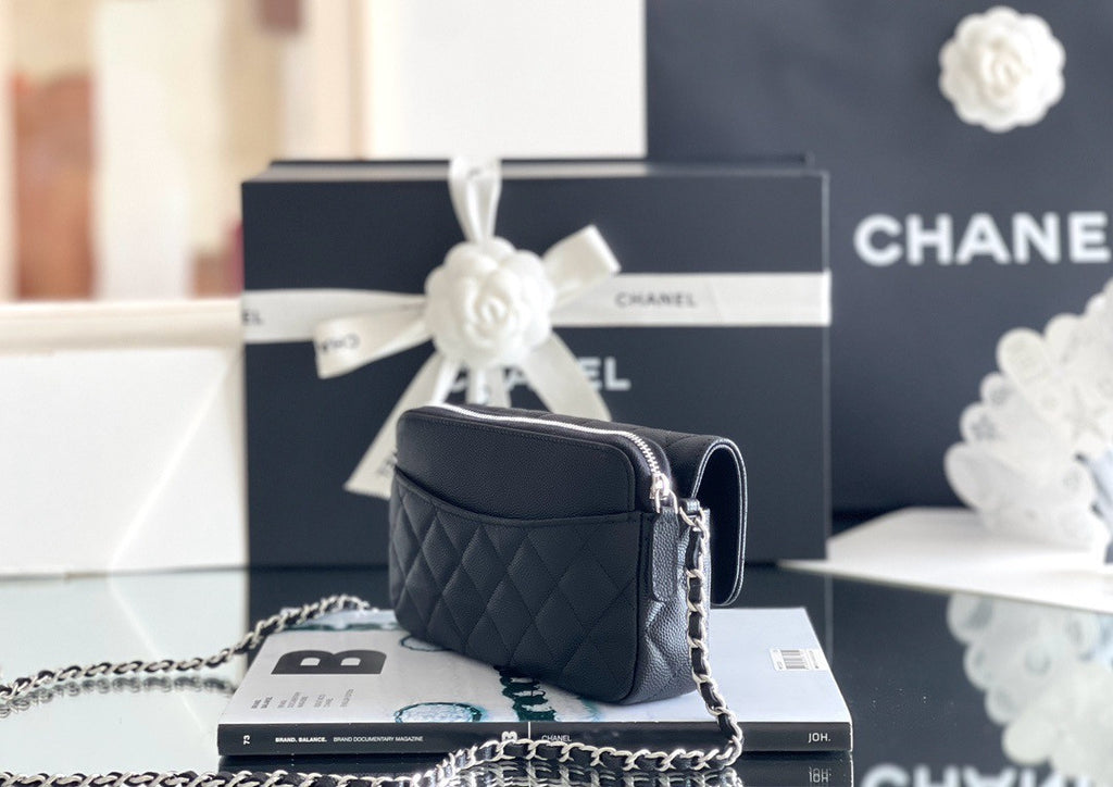 Chanel FLAP PHONE HOLDER WITH CHAIN