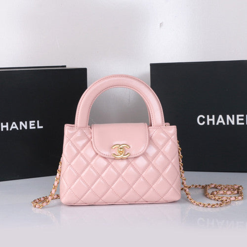 CHANEL MINI SHOPPING BAG SS2024 CORAL PINK