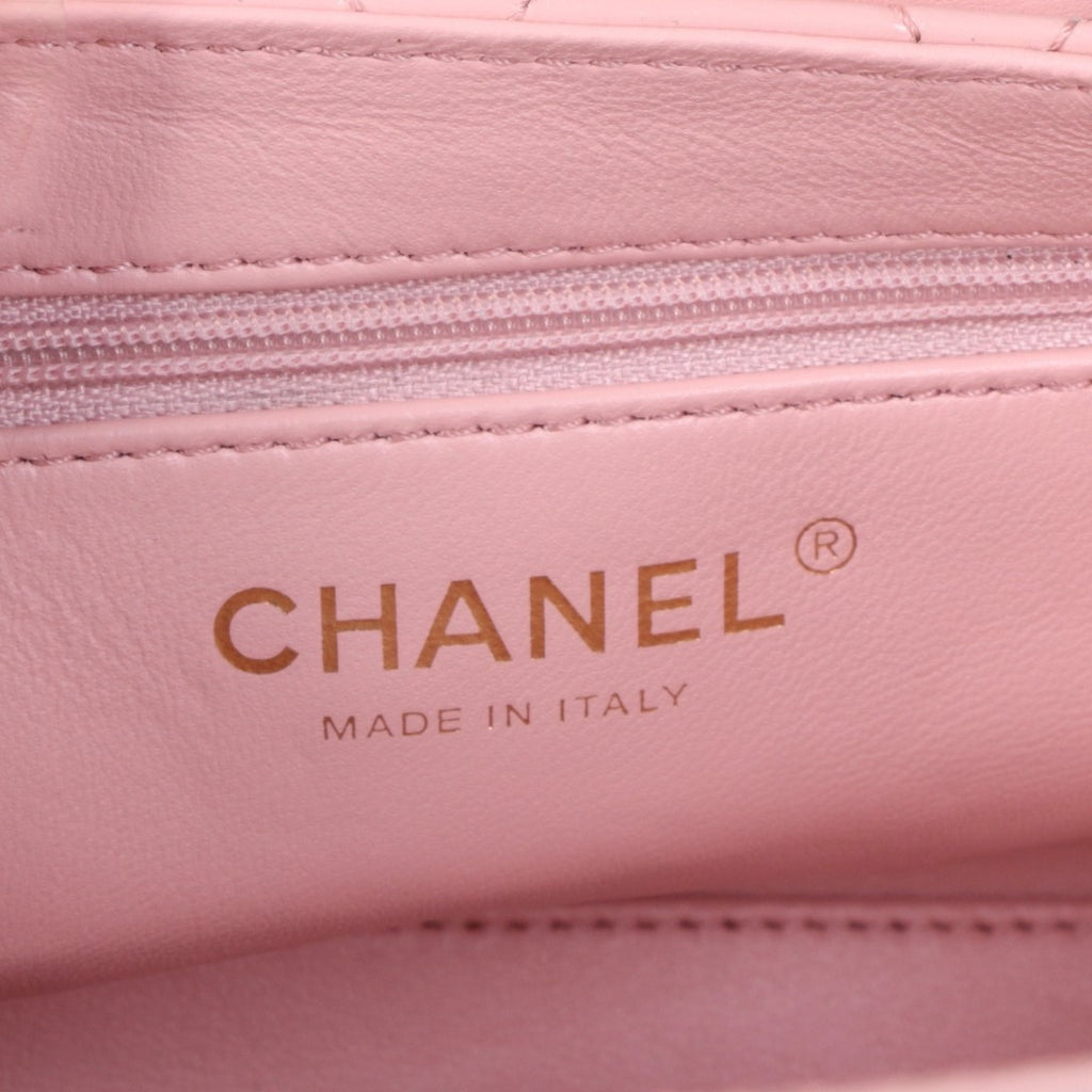CHANEL MINI SHOPPING BAG SS2024 CORAL PINK