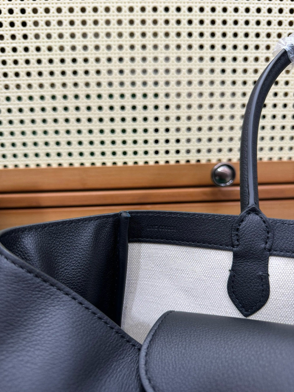 Goyard Saigon Tote Black Goyardine Canvas Palladium Hardware Goyard