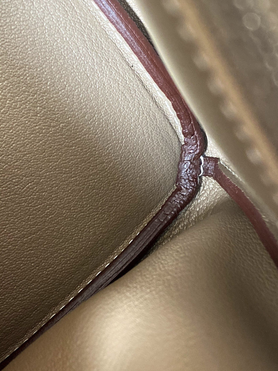HERMES Special Order BIRKIN 30 Bag Etoupe/ Black Chevre Palladium hardware