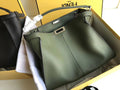 PEEKABOO X-LITE Green leather bag