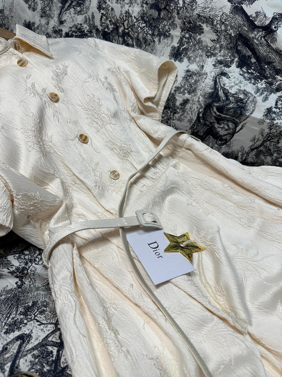 Christian Dior SHIRT DRESS WITH BELT SS2023
