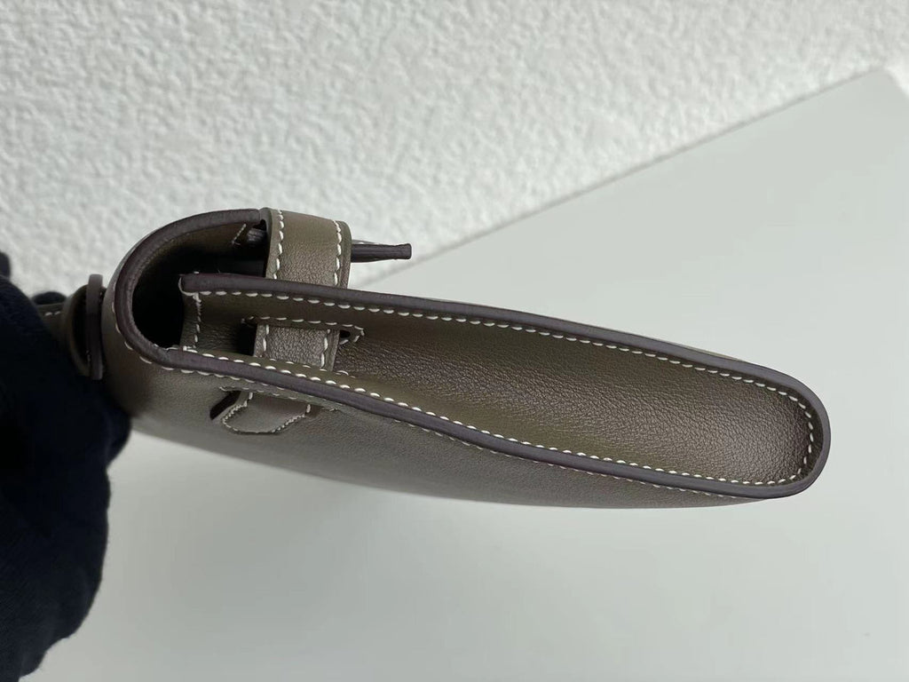 Hermes Kelly 31cm Cut Pochette Swift PHW