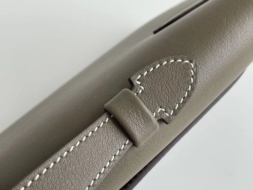 Hermes Kelly 31cm Cut Pochette Swift PHW