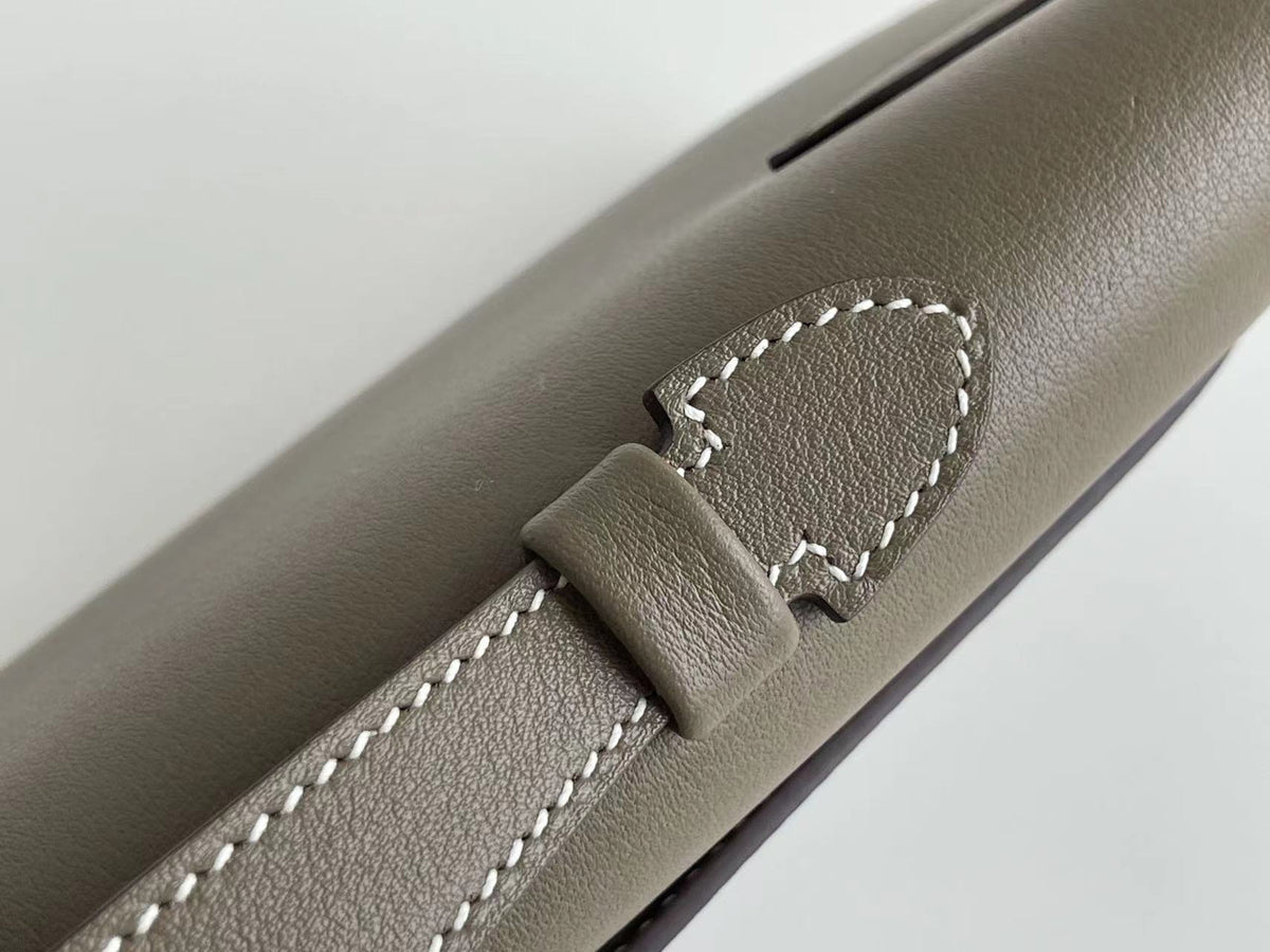 Hermes Kelly 31cm Cut Pochette Swift PHW
