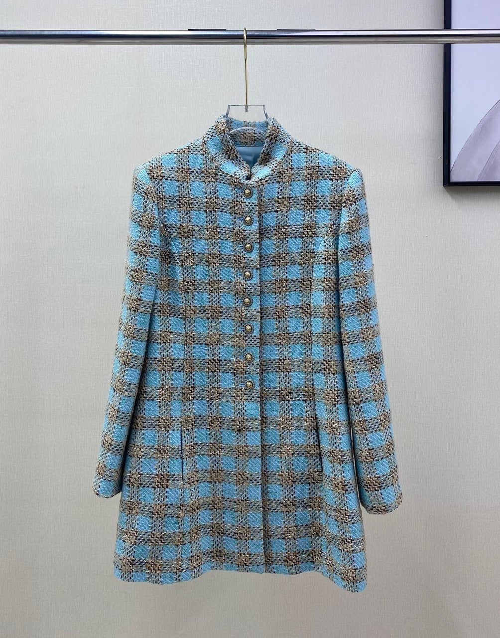 Chanel Wool Tweed Coat
