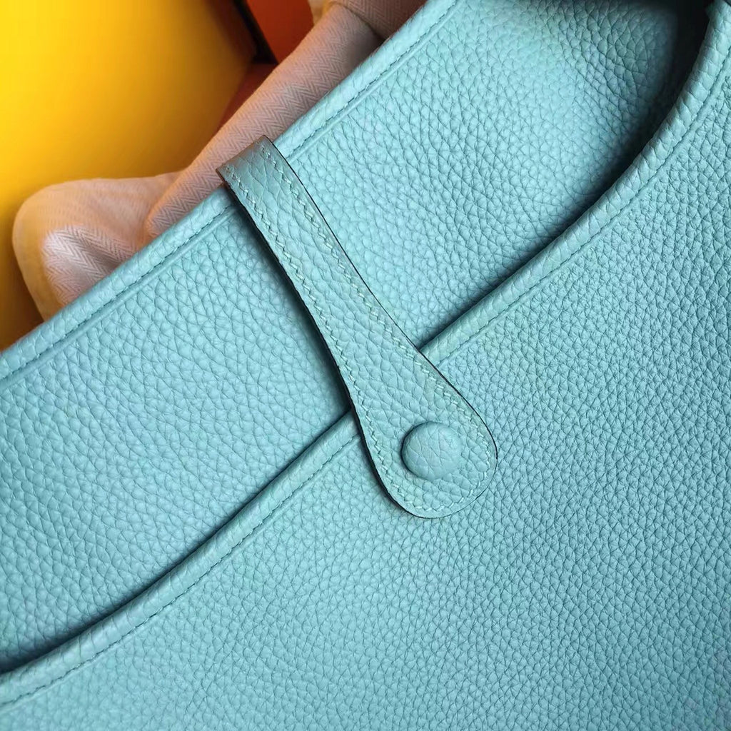 Hermes Blue Atoll Evelyne 33 bag