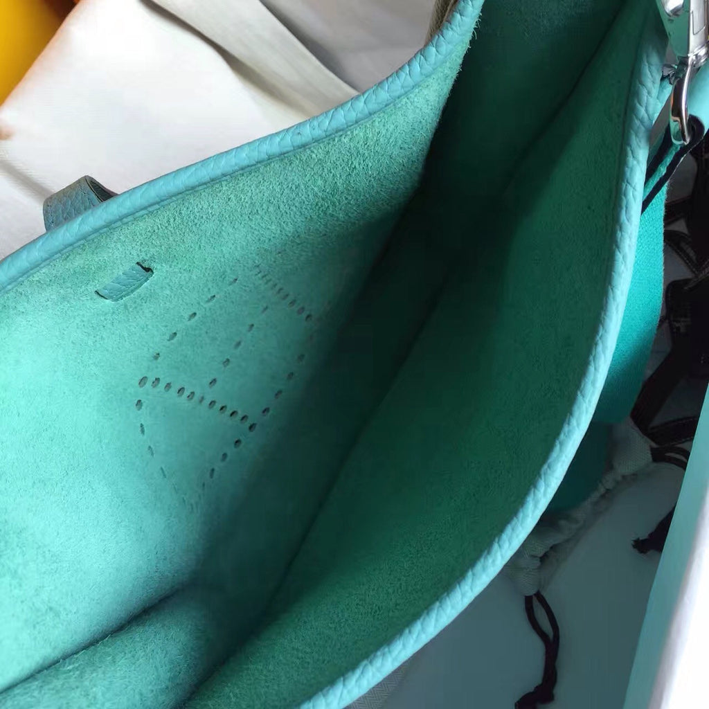 Hermes Blue Atoll Evelyne 33 bag
