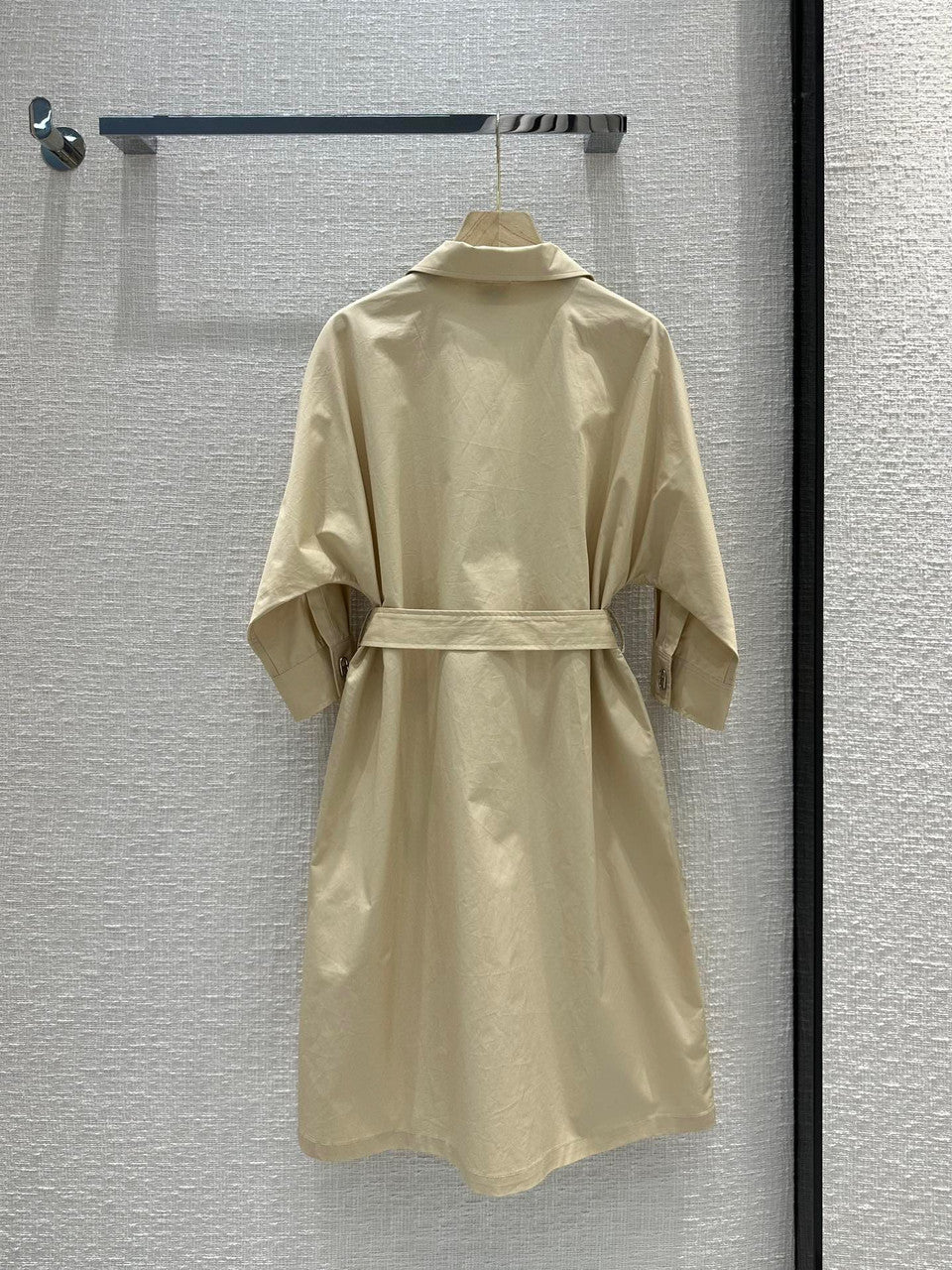 Hermes Belted dress SS2023 Beige Palomino
