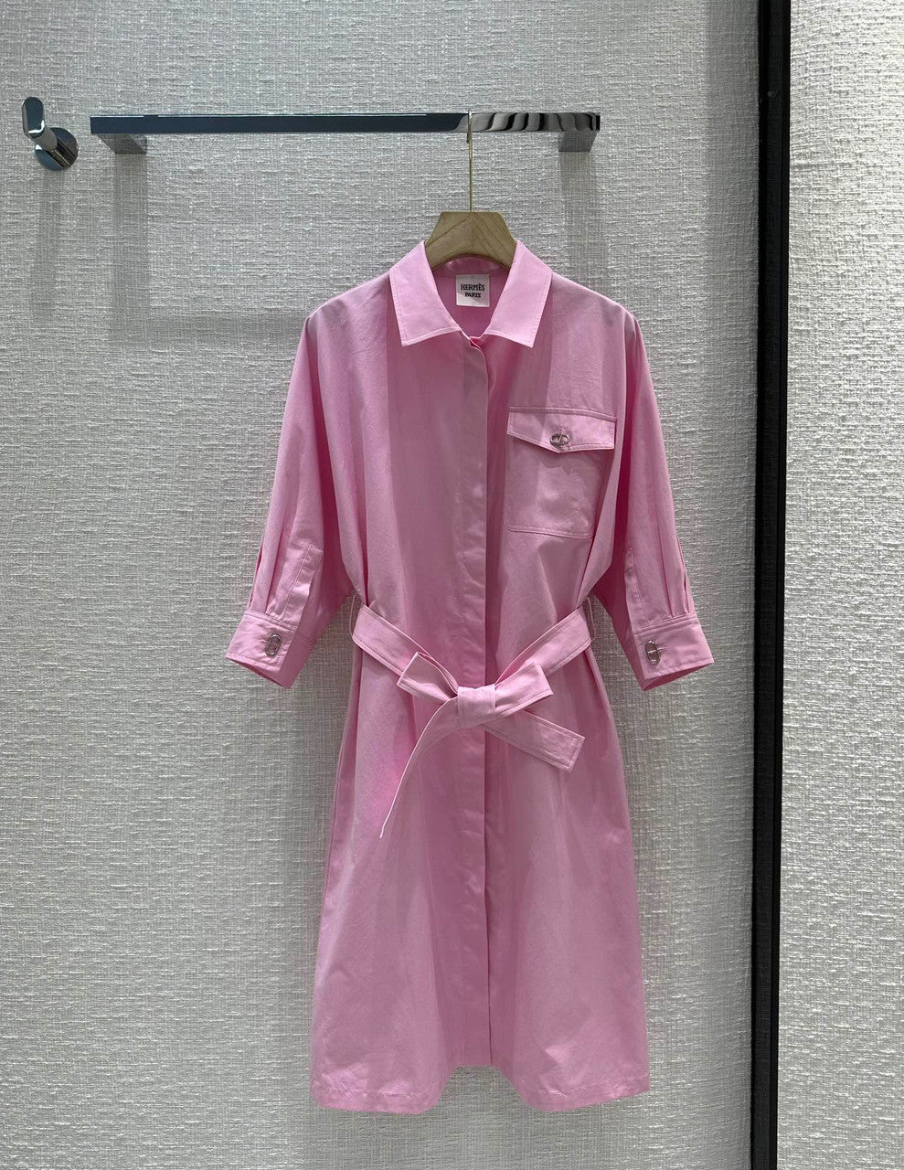 Hermes Belted dress SS2023 Pink
