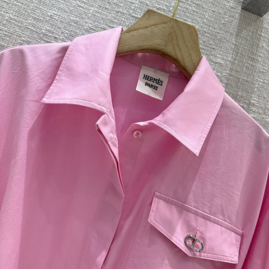 Hermes Belted dress SS2023 Pink
