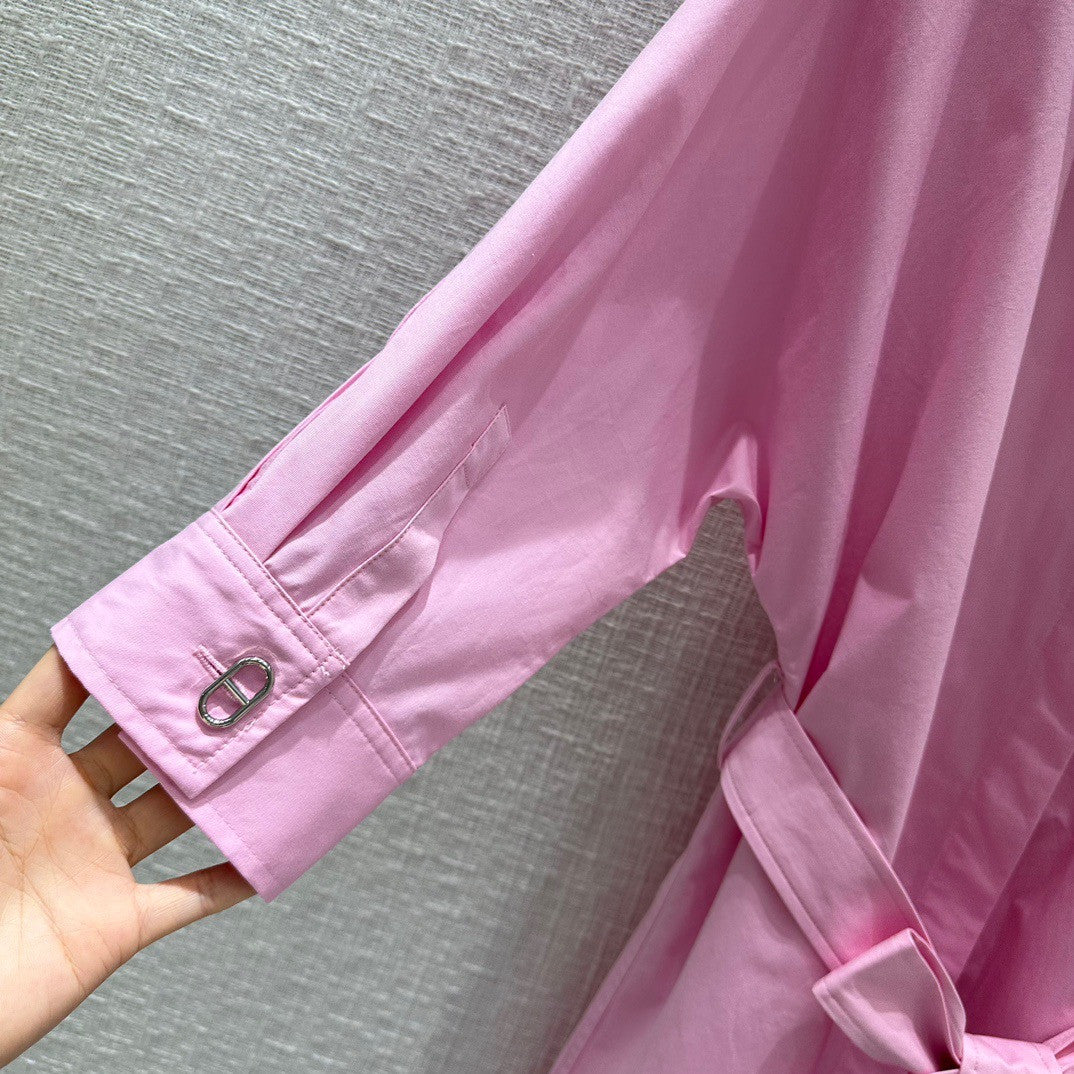 Hermes Belted dress SS2023 Pink