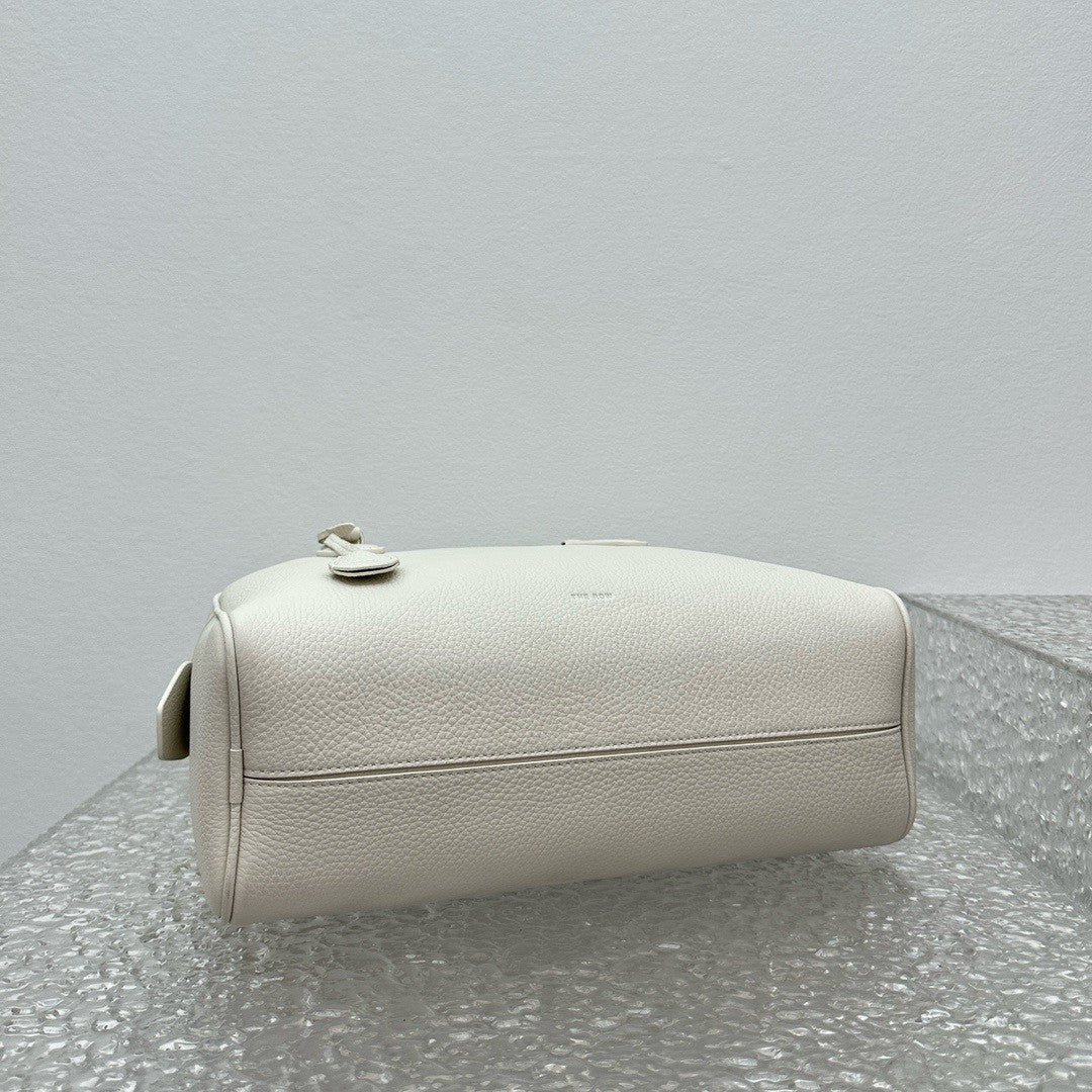 The Row India 12.00 Bag in Leather Ivory
