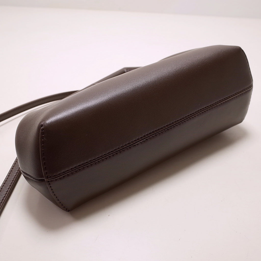 FENDI FIRST MEDIUM Dark Brown leather bag