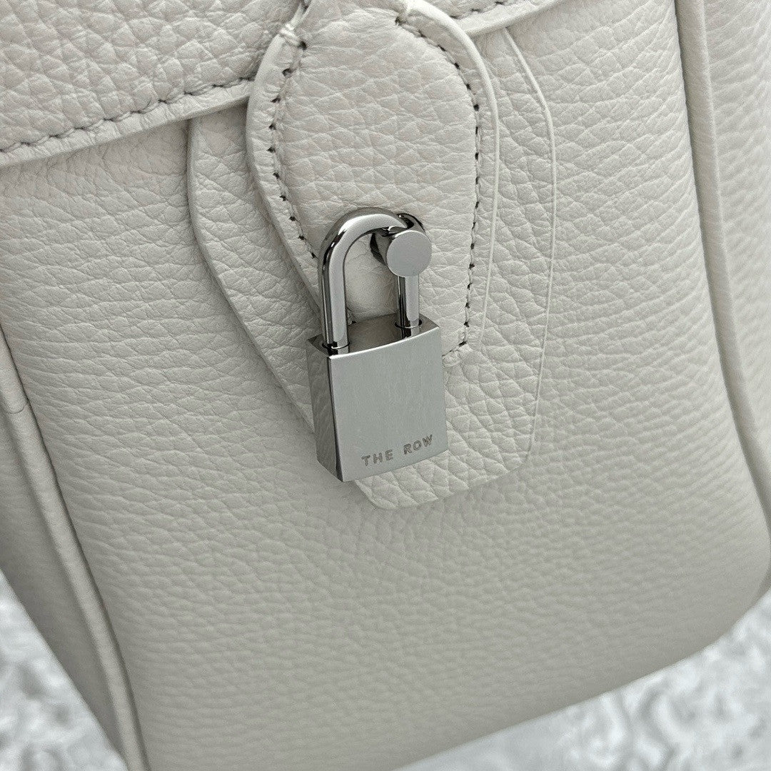 The Row India 12.00 Bag in Leather Ivory