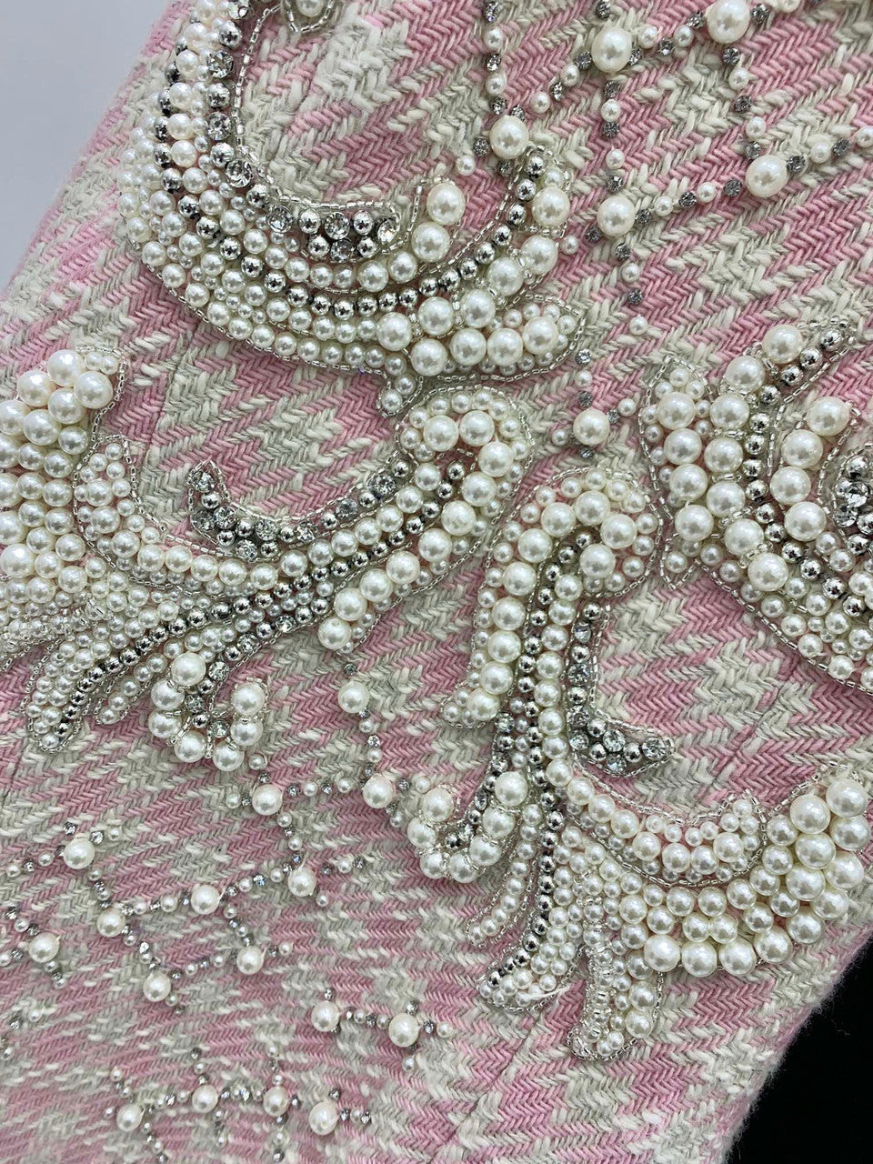 Balmain Short tweed dress with embroidery