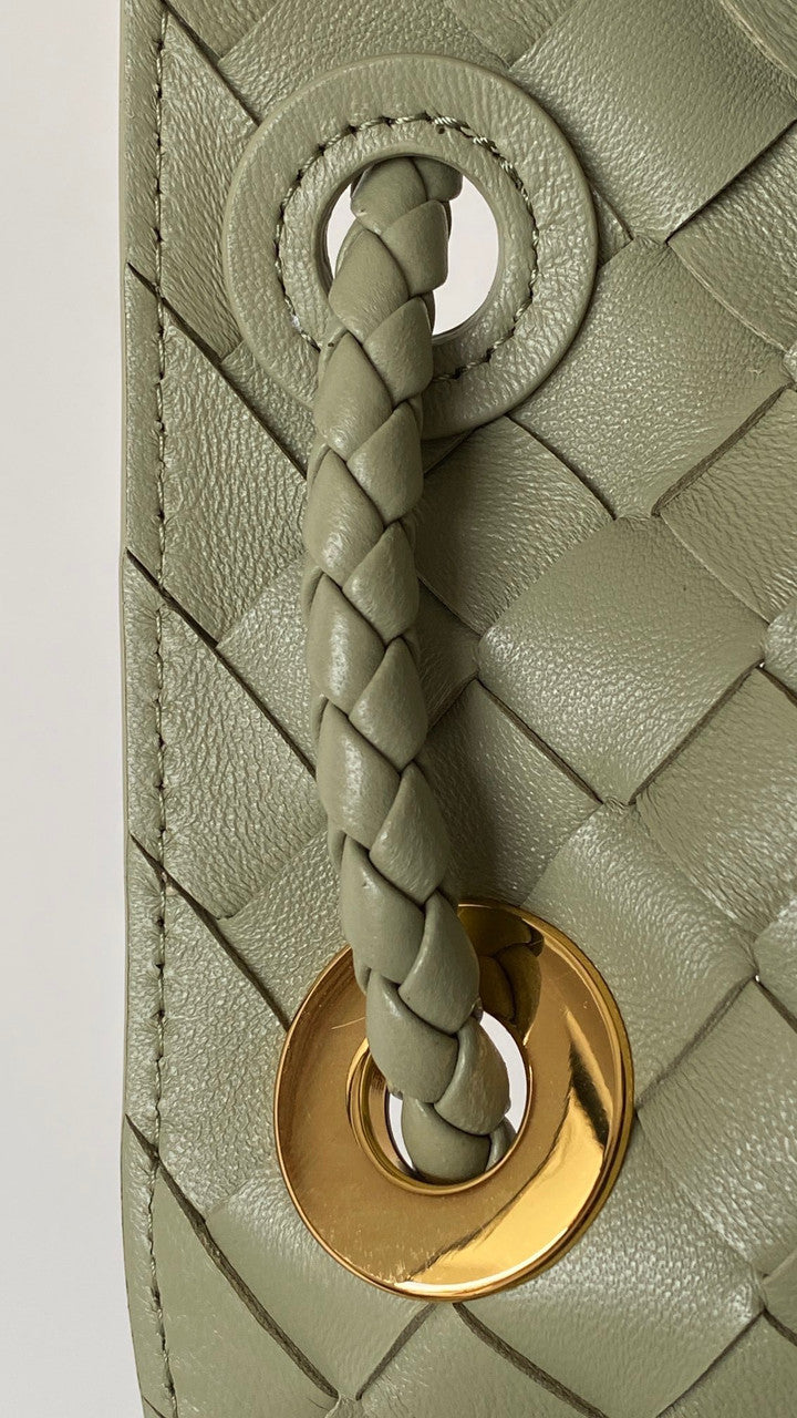 Bottega  Veneta Small Andiamo Bag White