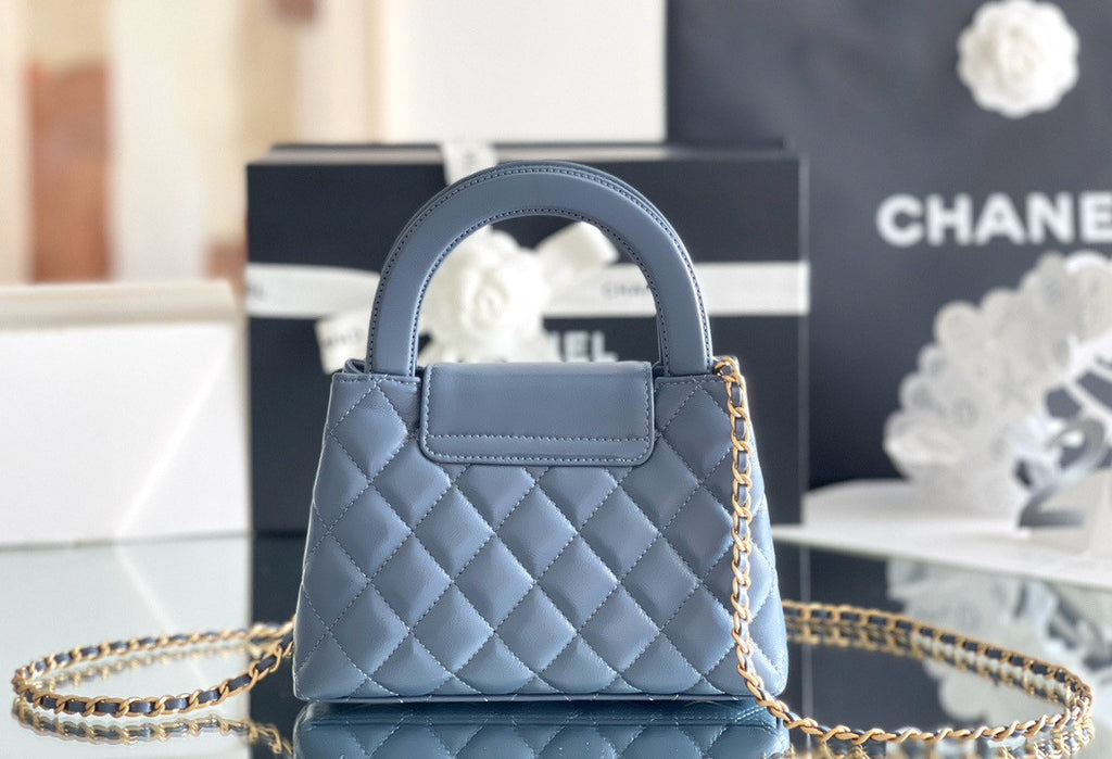 CHANEL MINI SHOPPING BAG SS2024 BLUE
