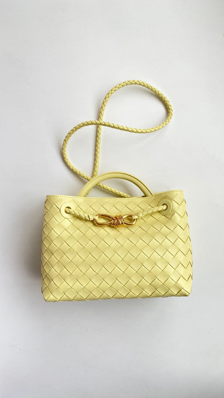 Bottega  Veneta Small Andiamo Bag White