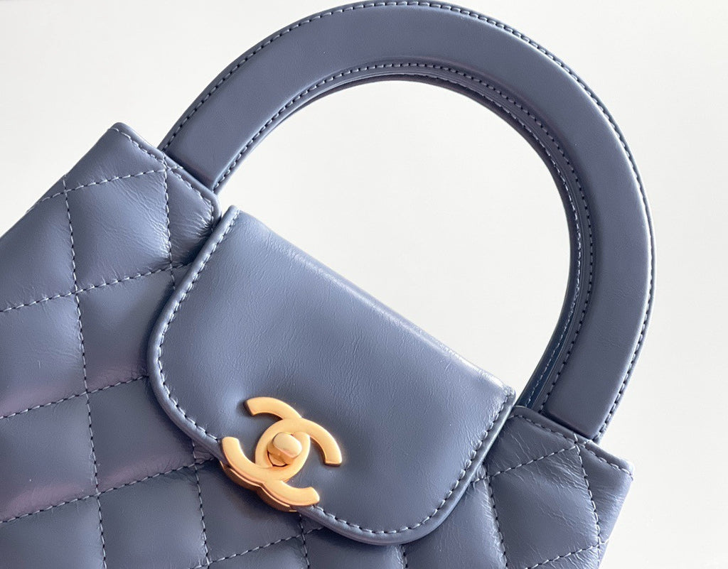CHANEL MINI SHOPPING BAG SS2024 BLUE