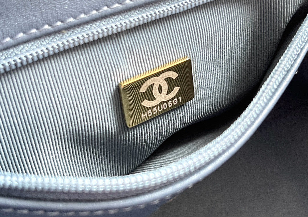 CHANEL MINI SHOPPING BAG SS2024 BLUE