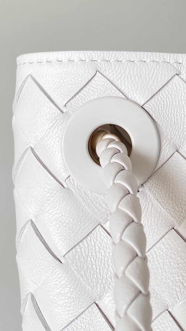 Bottega  Veneta Small Andiamo Bag White