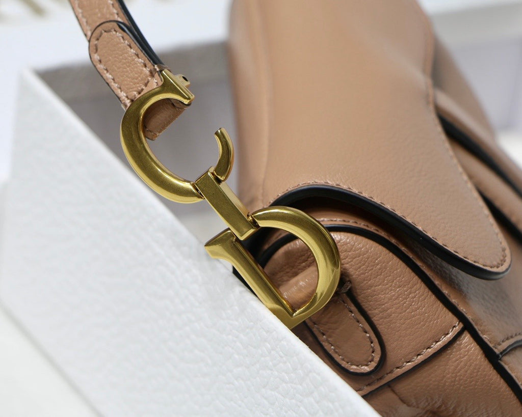 Christian MICRO SADDLE BAG Rose Des Vents Goatskin