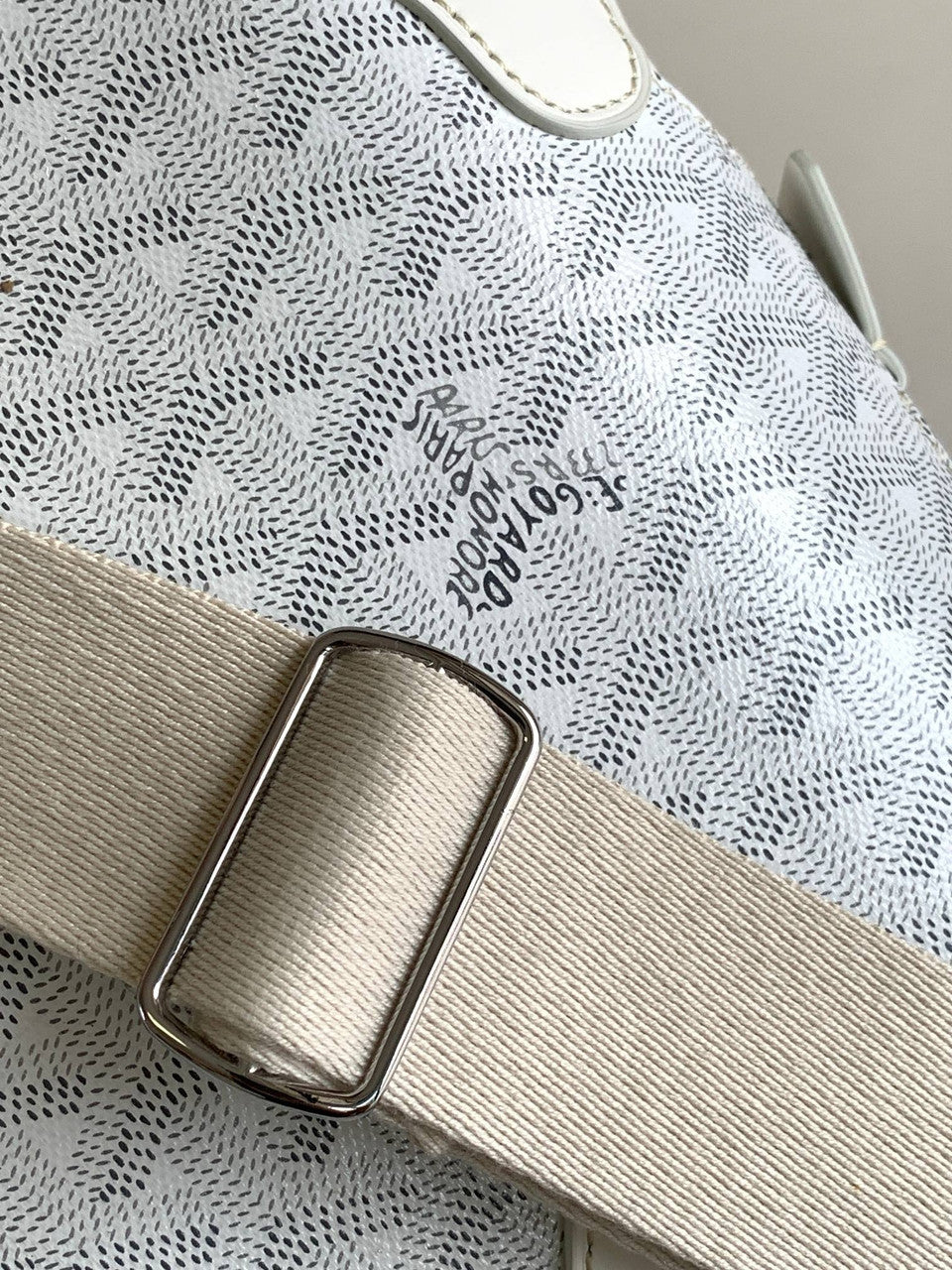 Goyard Vendôme PM Bag Silver Goyard