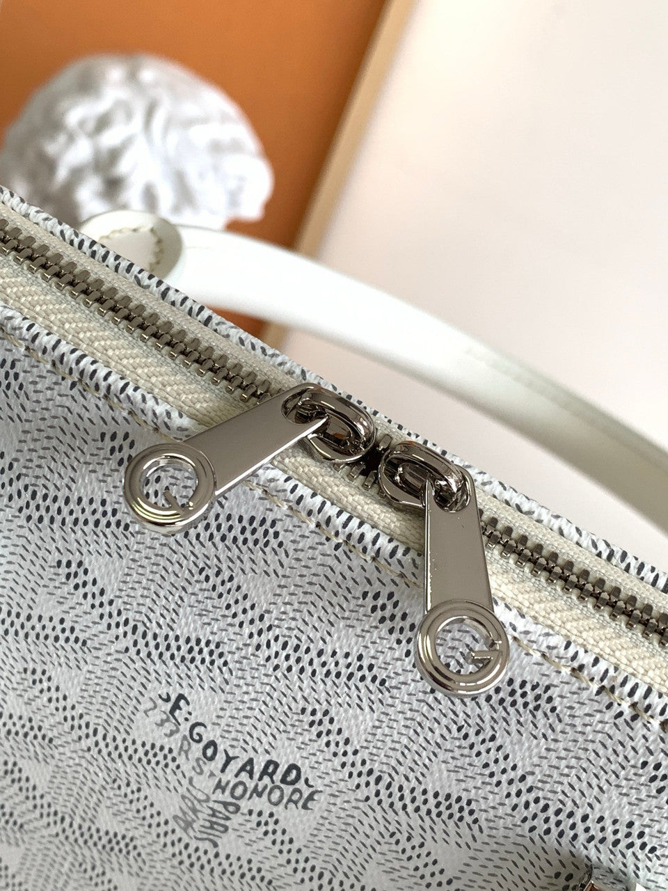 Goyard Vendôme PM Bag Silver Goyard