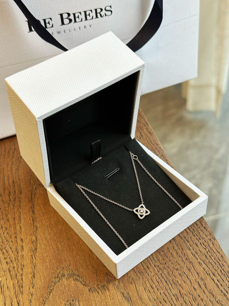De Beers ENCHANTED LOTUS PENDANT IN ROSE GOLD