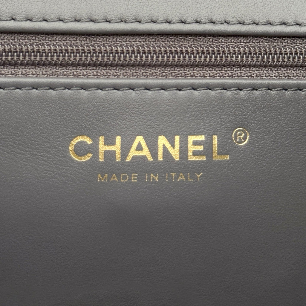 Chanel Kelly Mini Shopping Bag Grey