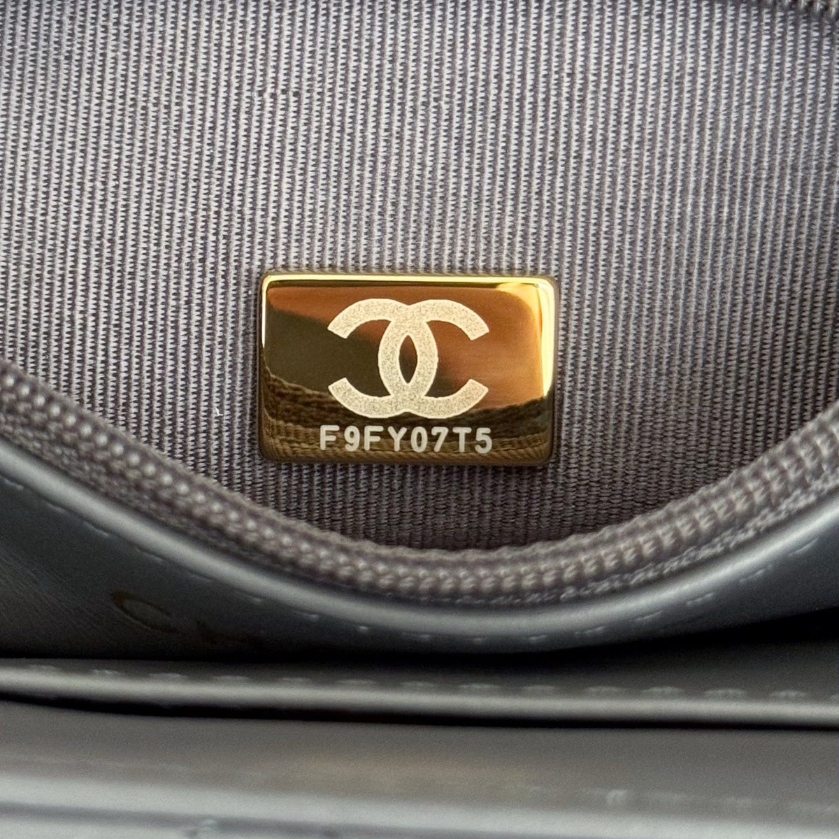 Chanel Kelly Mini Shopping Bag Grey