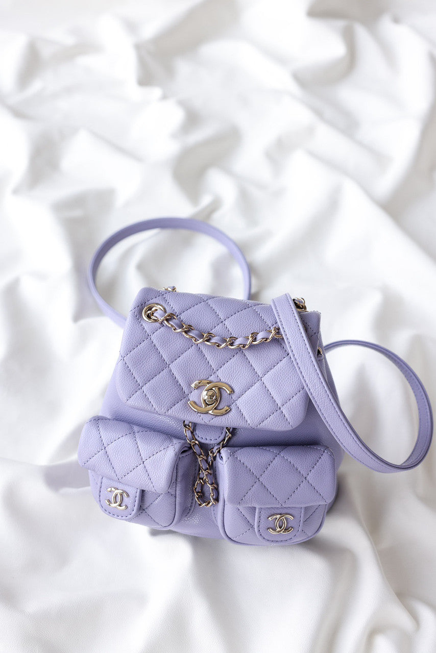 CHANEL SMALL BACKPACK Light Purple