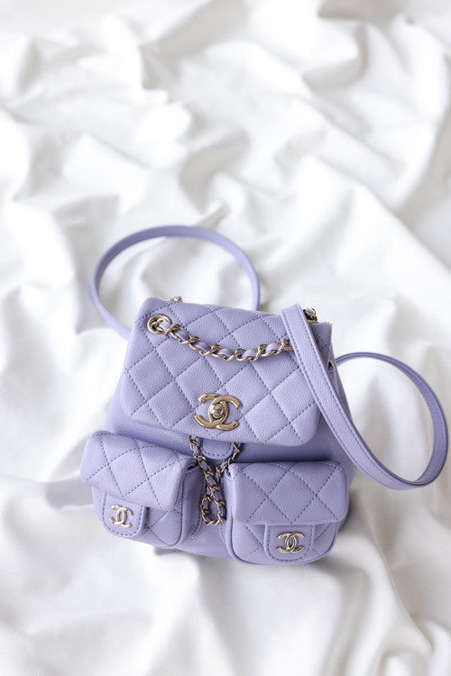 CHANEL SMALL BACKPACK Light Purple