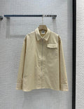 Hermes Zipped cotton shirt Beige