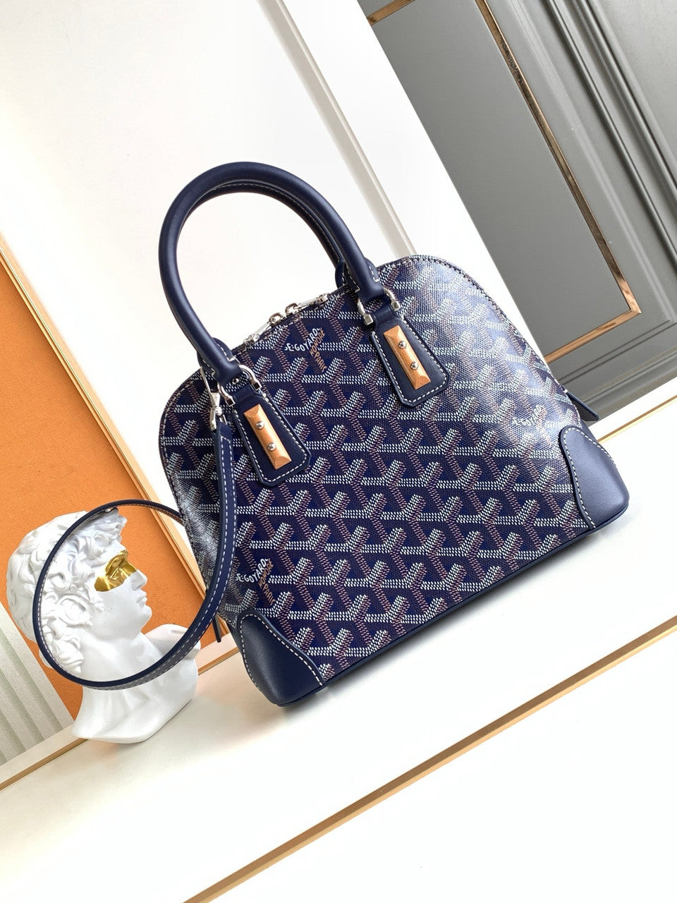 Goyard Vendôme PM Bag Blue Goyard