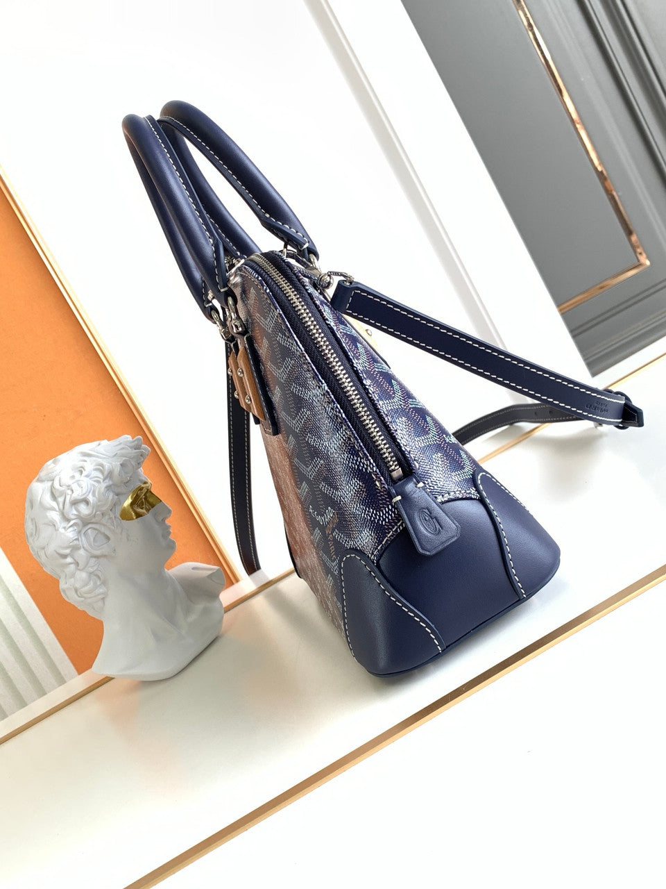 Goyard Vendôme PM Bag Blue Goyard