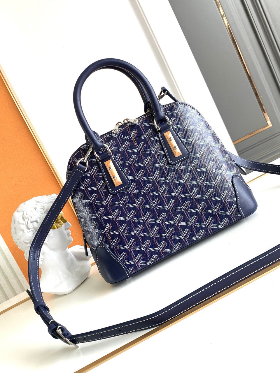 Goyard Vendôme PM Bag Blue Goyard