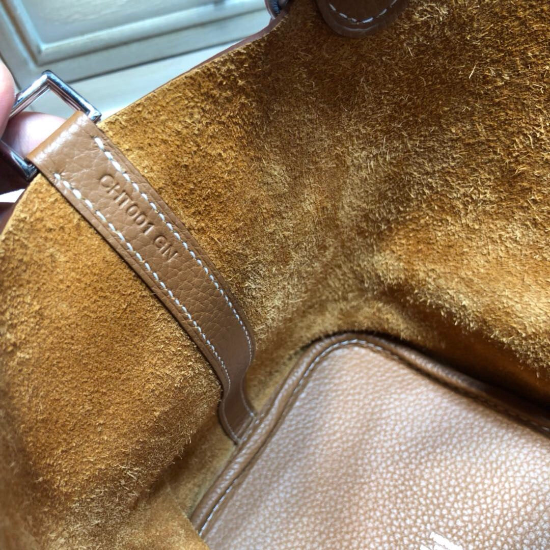 Hermes Gold Picotin Lock 18 Togo Leather Bag