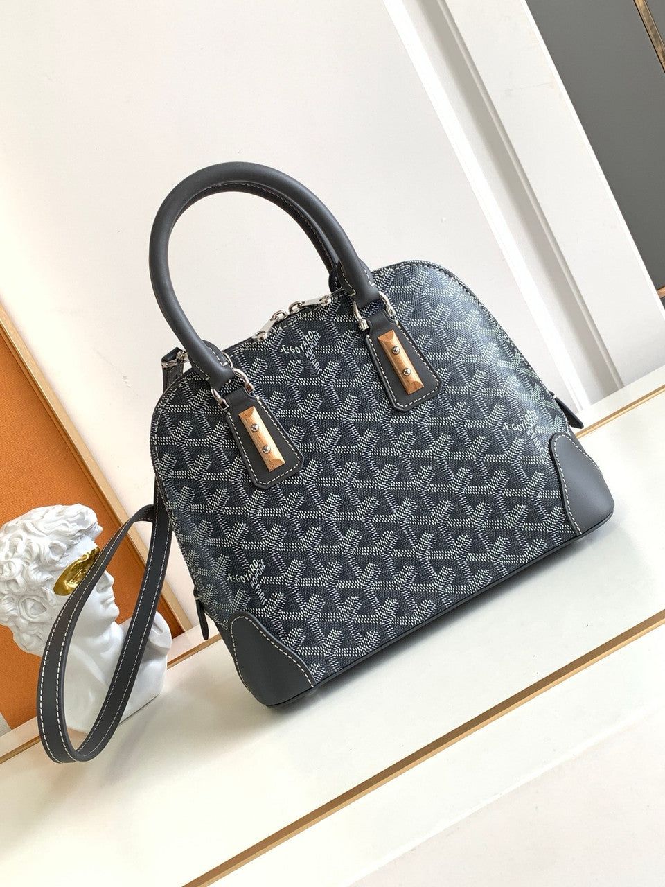 Goyard Vendôme PM Bag Grey Goyard
